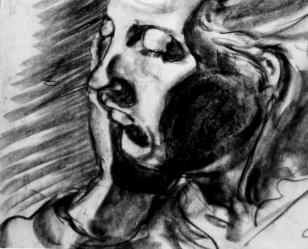 Jazz Audience 1. Charcoal