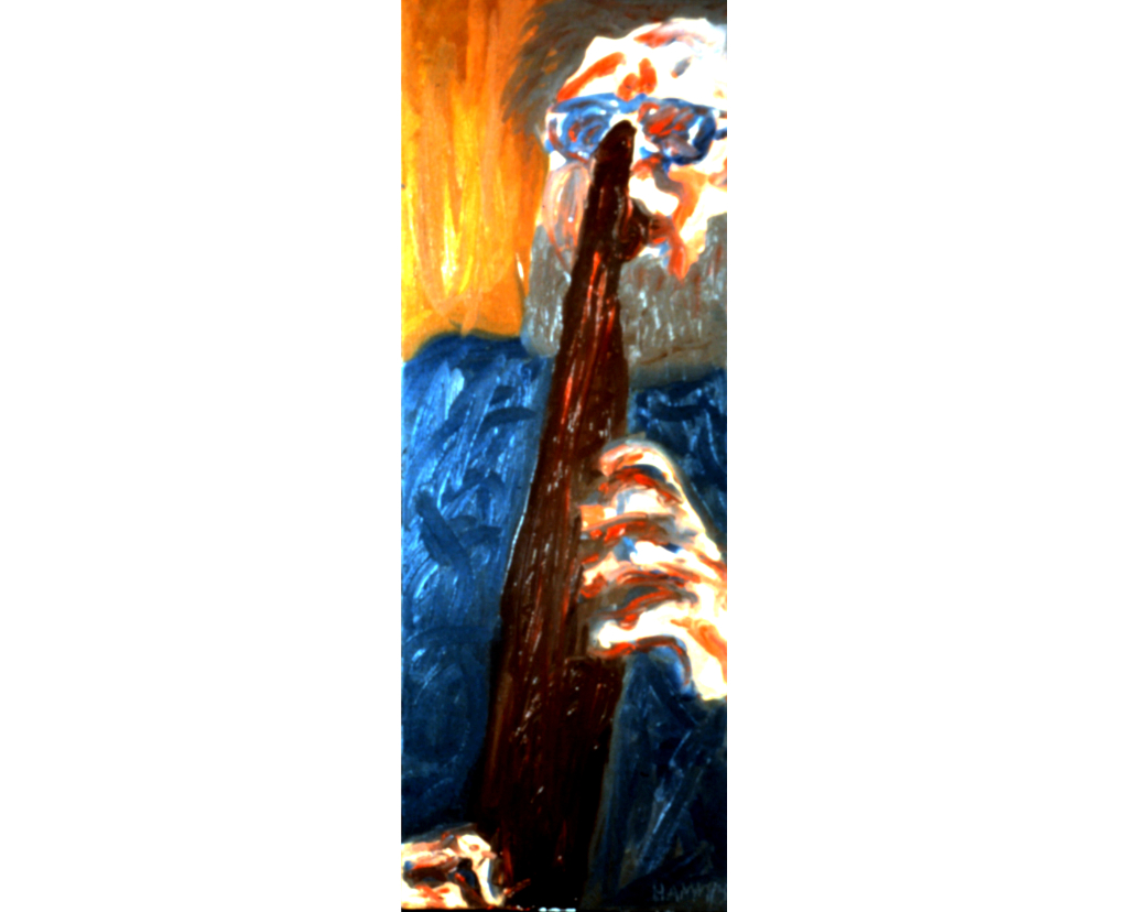 Jazz Base Clarinet. Oils