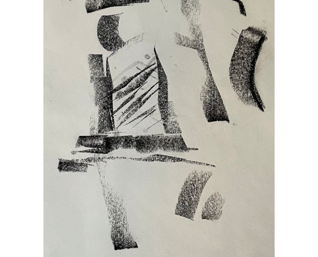 Dancer. Charcoal
